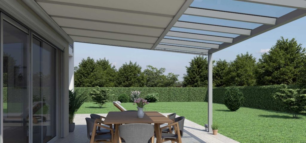 WOUNDWO XLIGHT R120, Wintergartenmarkise, Sonnenschutz
